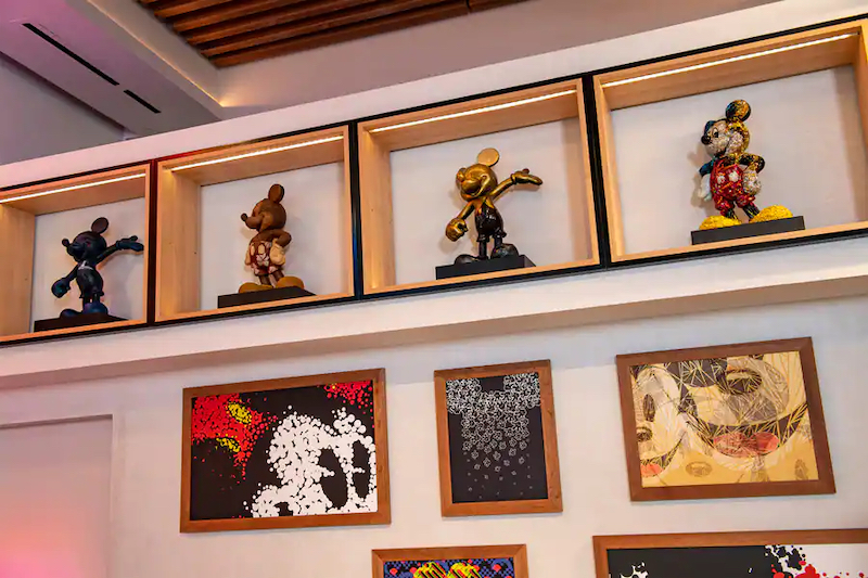 Produtos do Mickey na loja Creations Shop na Disney em Orlando