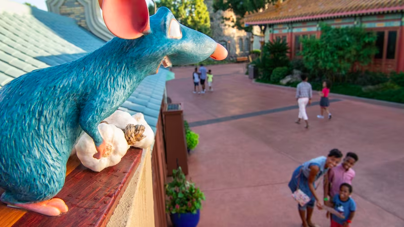 Remy's Ratatouille Hide & Squeak no Epcot International Food & Wine Festival na Disney Orlando